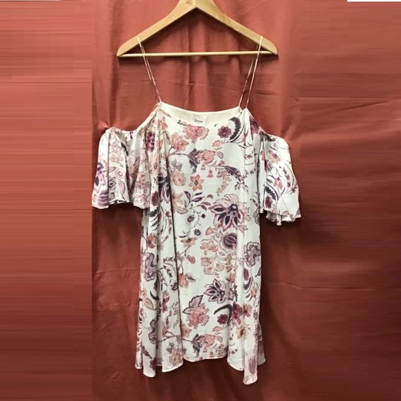 SEED HERITAGE White Floral Frill Cold Shoulder White Mini Dress RRP$219 - Picture 5 of 8